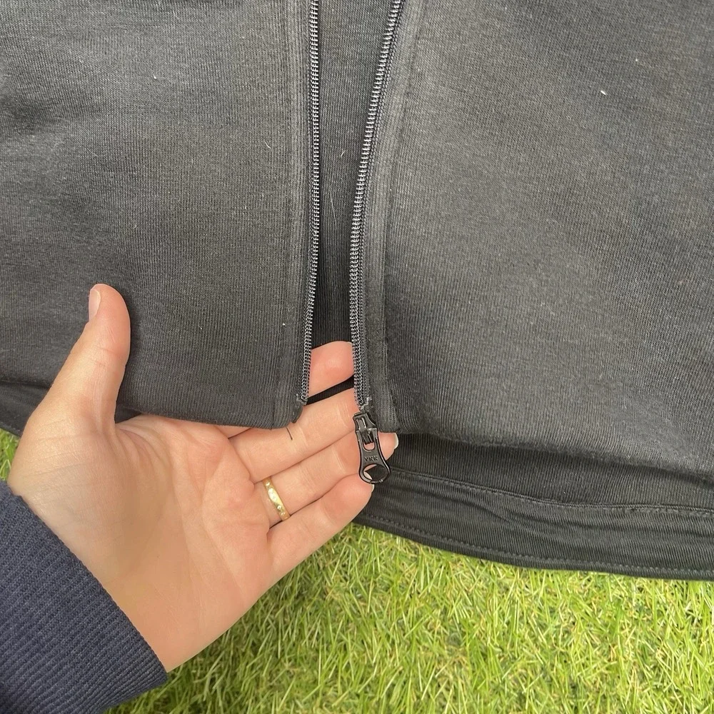Nike Tech Fleece Hoodie Jacket Boys Large Black Youth Sportswear Broken Zipper